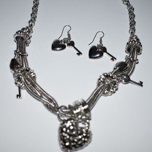 Silver and Crystal set